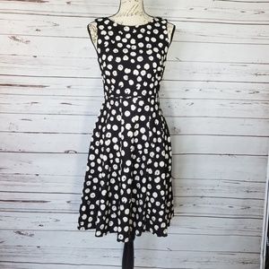 dkny polka dot dress